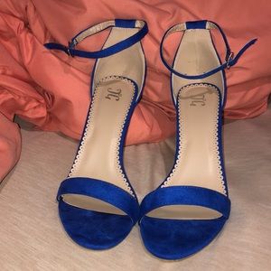 electric blue heels